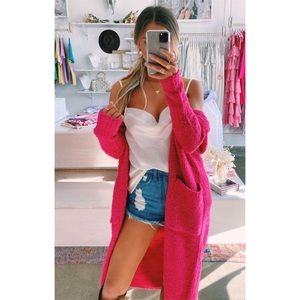 SMYM | Pink Cardigan.